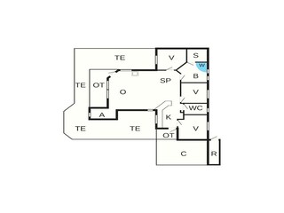 Vakantiehuis Hejlsminde Grondplan 35