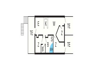 Appartement Søndervig Grondplan 2