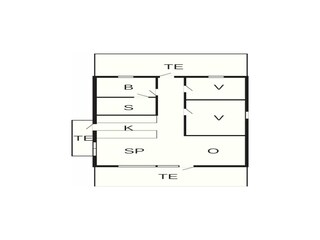 Vakantiehuis Klegod Grondplan 37