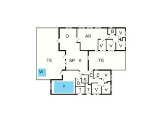 Holiday house Thorup Strand Floor Plan 3
