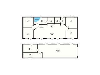 Casa per le vacanze Løkken Pianta del piano 3