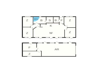 Holiday house Løkken Floor Plan 35