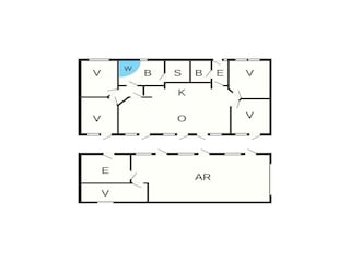 Holiday house Løkken Floor Plan 34