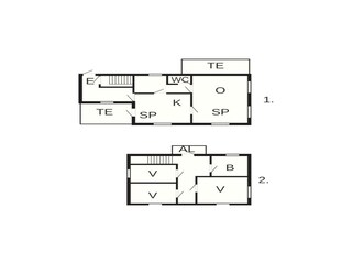 Casa de vacaciones Tranøy Plano de planta 42