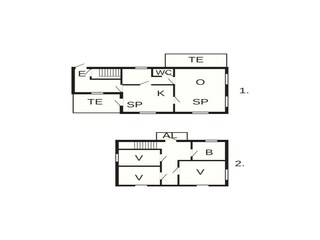 Casa de vacaciones Tranøy Plano de planta 41