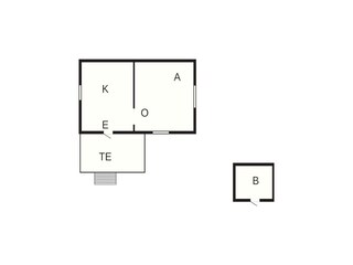 Vakantiehuis Grohed Grondplan 25