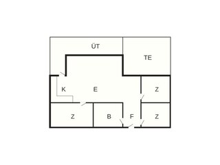 Vakantiehuis Gjellerodde Grondplan 41