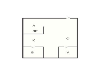 Apartamento Løkken Plano de planta 4