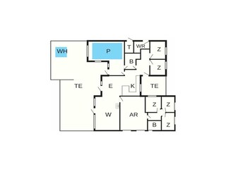Vakantiehuis Marielyst Grondplan 42