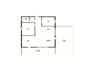 Vakantiehuis Ansager Grondplan 2