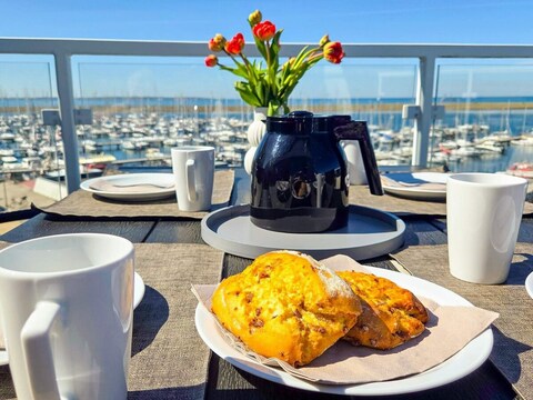 Apartamento de diseño con vistas panorámicas al mar Báltico