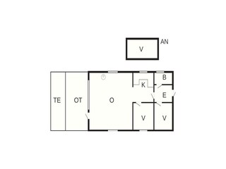 Casa per le vacanze Ulvshale Pianta del piano 2