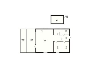 Casa per le vacanze Ulvshale Pianta del piano 3