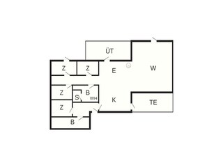 Vakantiehuis Trend Grondplan 41