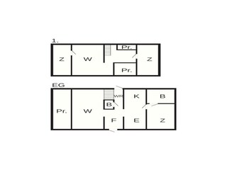 Vakantiehuis Kivik Grondplan 6