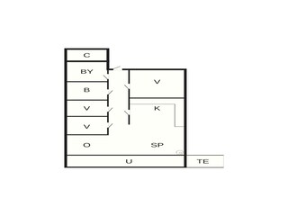 Vakantiehuis Hvide Sande Grondplan 53
