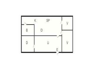 Holiday house Vorupør Floor Plan 6