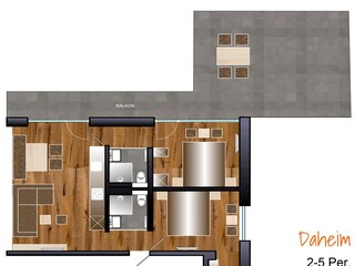 Holiday apartment Kappl Floor Plan 35