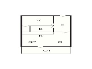 Casa de vacaciones Søndervig Plano de planta 36