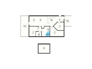 Apartment Søndervig Floor Plan 2
