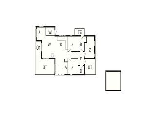 Vakantiehuis Hals Grondplan 9