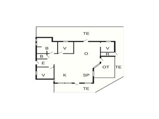 Vakantiehuis Nordborg Grondplan 59