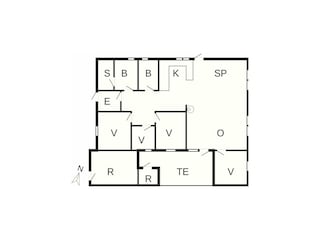 Maison de vacances Søndervig Plan d'étage 47