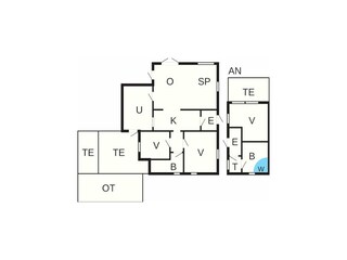 Ferienhaus Reersø Grundriss 54