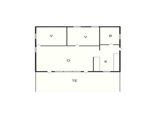 Vakantiehuis Vaeggerløse Grondplan 41