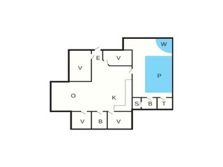Casa de vacaciones Ebeltoft Plano de planta 42