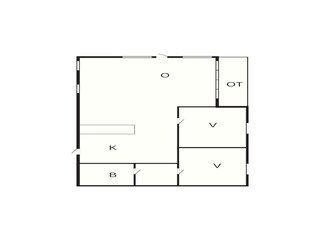 Casa de vacaciones Ørslevkloster Plano de planta 22