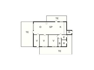 Maison de vacances Læsø Plan d'étage 24