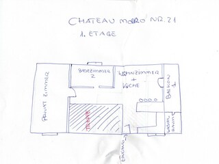 Casa a schiera Morro Jable Pianta del piano 36