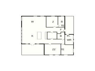 Ferienhaus Vaeggerløse Grundriss 5
