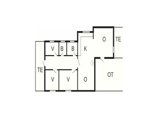 Vakantiehuis Marielyst Grondplan 17
