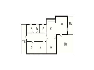 Vakantiehuis Marielyst Grondplan 16