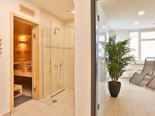 Sauna im Gebäude