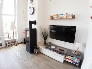Wohnbereich mit Kamin