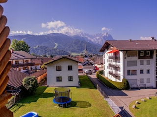 Ausblick mit Garten