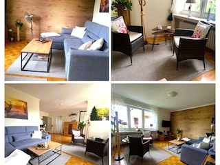 Wohnzimmer aus verschiedener Richtung