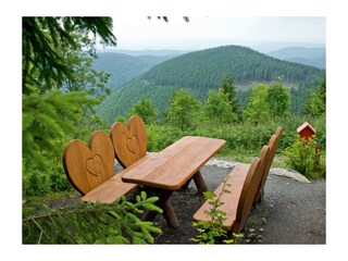 Der "Liebesbankweg" Beginn Auerhahn-Hahnenklee -