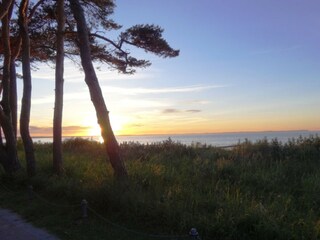 Sonnenuntergang in Glowe mit Blick auf Kap Arkona