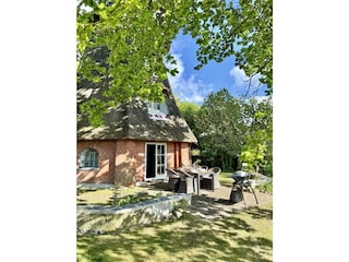 Terrasse mit Elektrogrill von Weber
