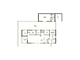 Casa de vacaciones Bratten Strand Plano de planta 6