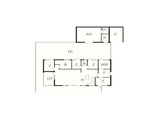 Ferienhaus Bratten Strand Grundriss 6