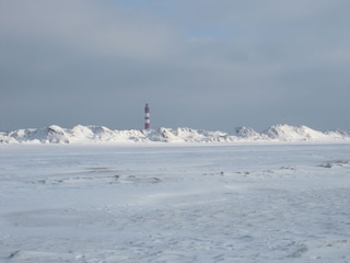 Amrumer Leuchtturm im Winter