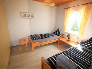 Schlafzimmer 2 im Erdgeschoß