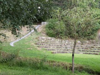 Rutsche im Schlosspark.
