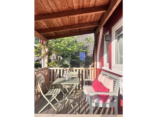 Veranda vor dem Haus