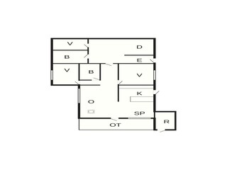 Casa per le vacanze Fjand Pianta del piano 38